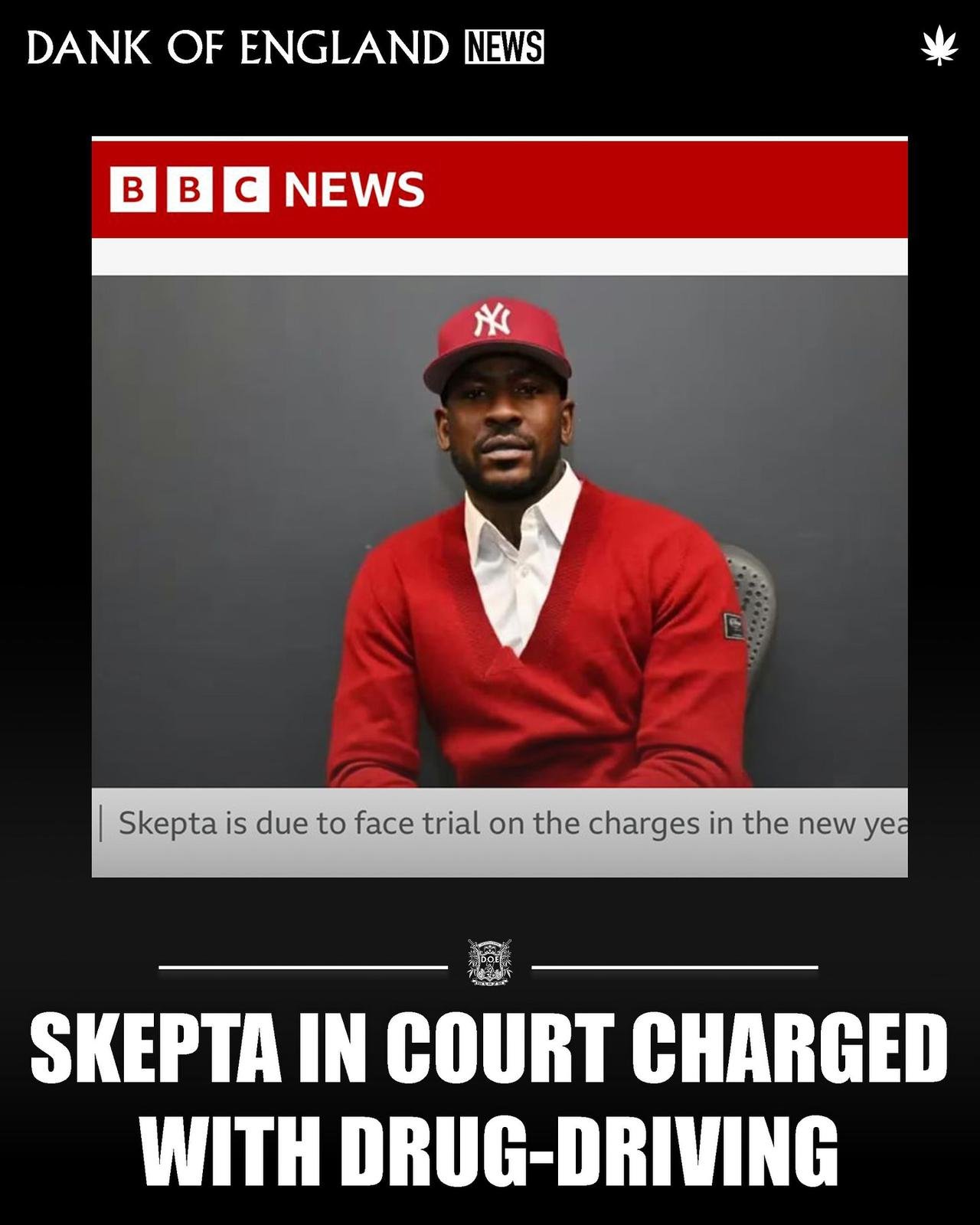 Skepta gets charged for drug driving